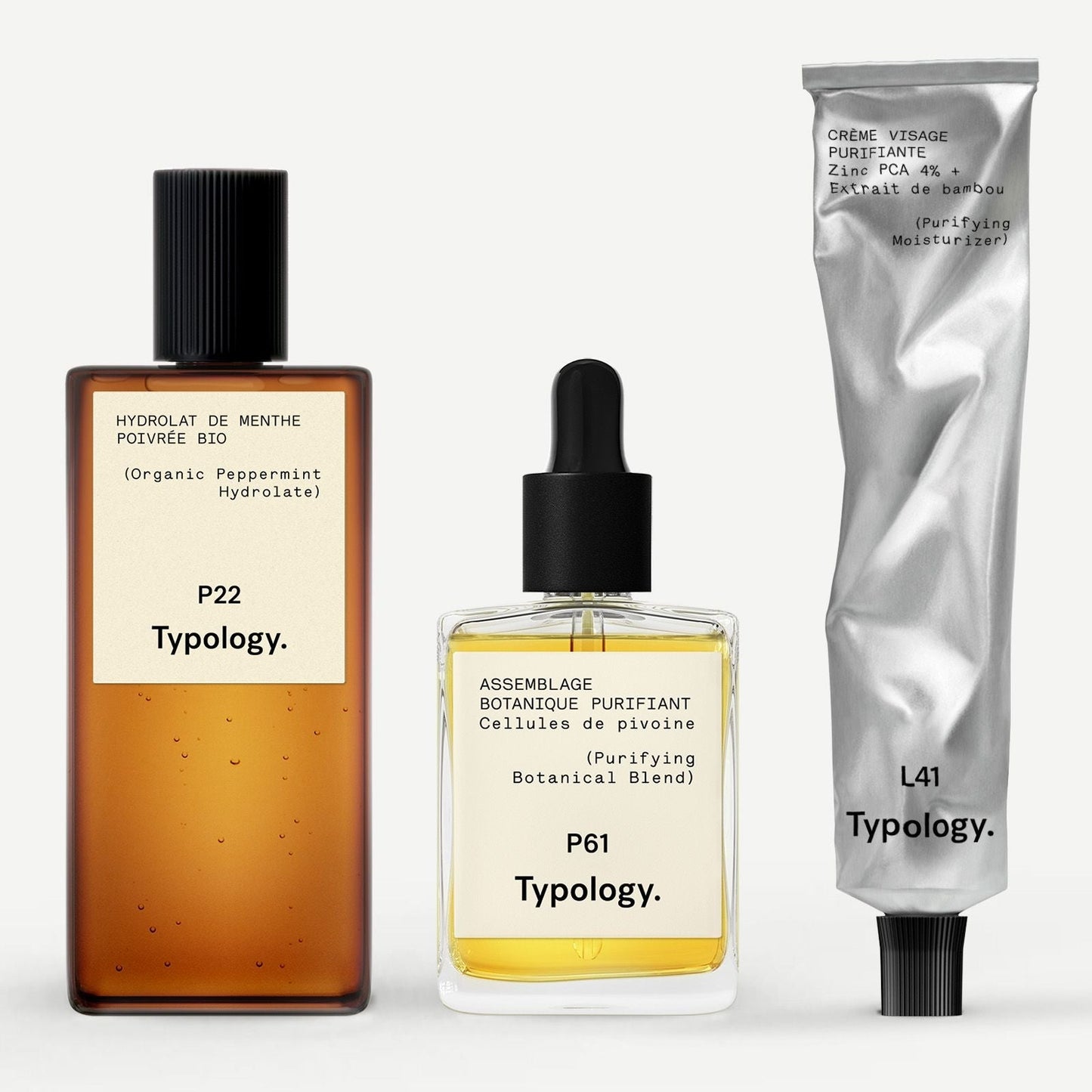Trio de soins Purifiants
