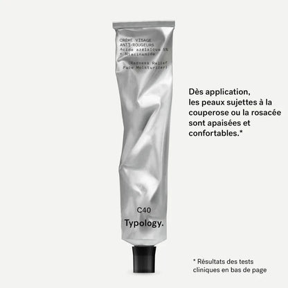C40 - Crème visage anti-rougeurs Acide azélaïque 5% + Niacinamide