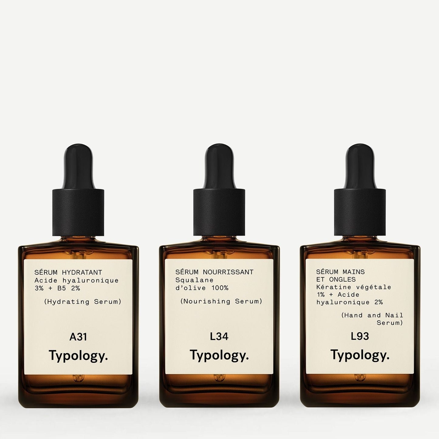 Trio de sérums Peau sèche