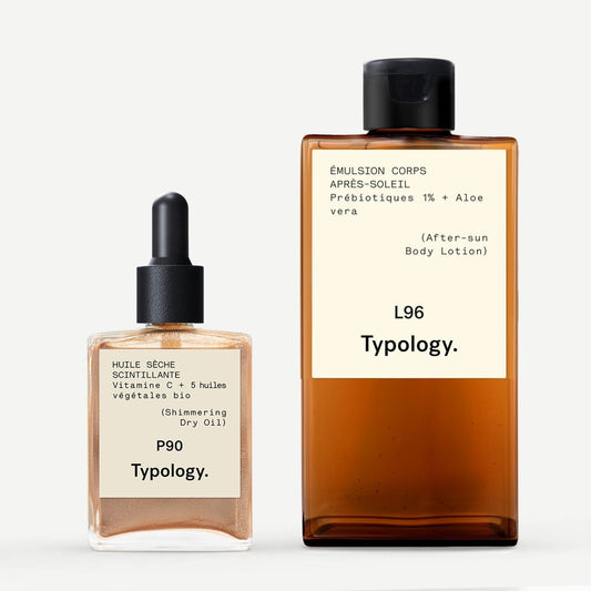 Duo après-soleil scintillant